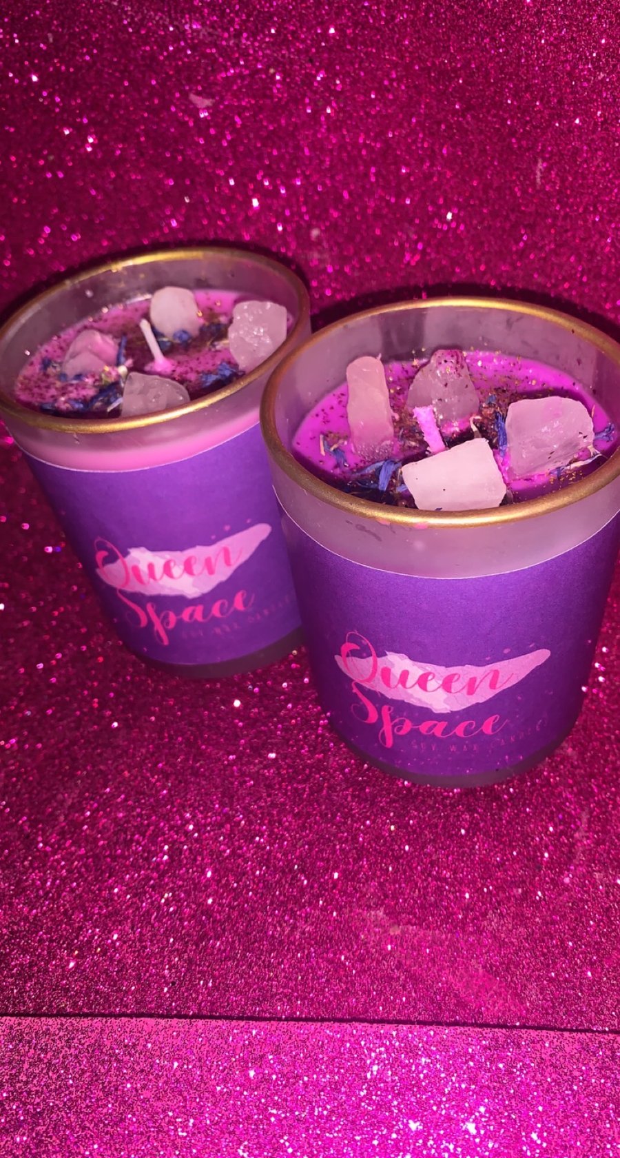Image of Queen Space👑 soy wax 8oz & 16oz candles (Out of stock)