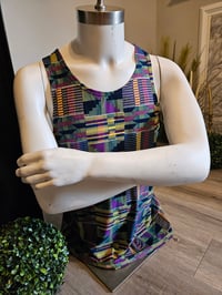 Image 1 of OG Kente Men's Tank| More Colors Available.