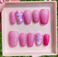 Image 2 of Bubblegum Pink Color changing Gel Nail Set