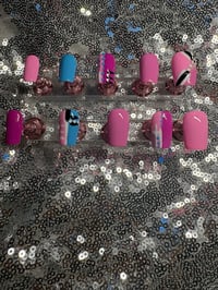 Image 1 of  Cutie on duty short gel press on nails