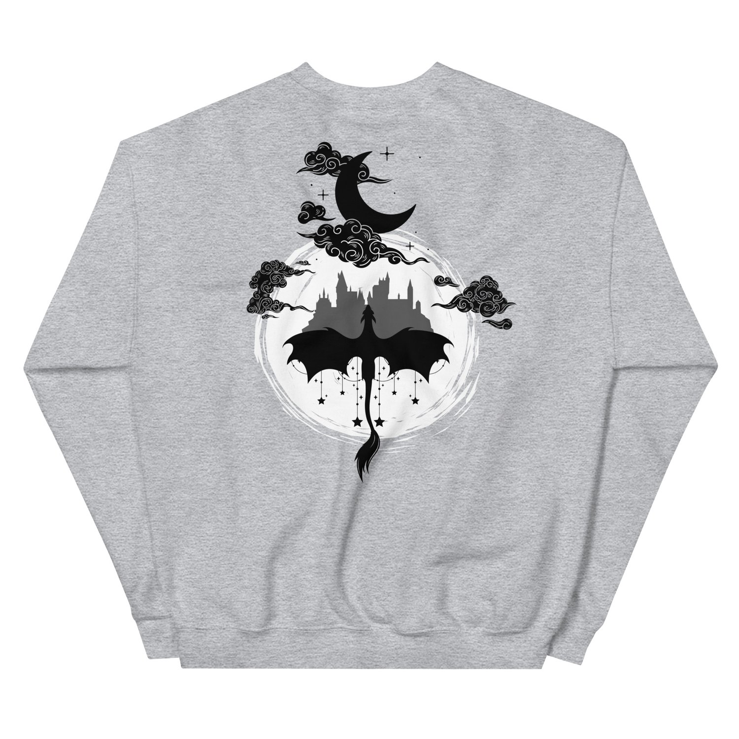 Image of Dragon stars noir Unisex Sweatshirt