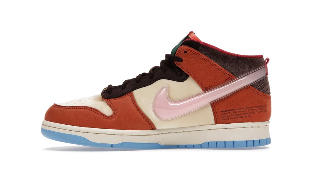 Image of Nike Dunk Mid "Social Status Free Lunch Chocolate Milk"