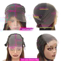 Image 5 of Black & Blonde Highlight Wig