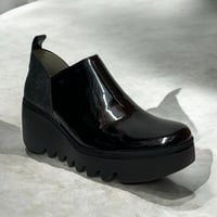 Image 5 of Fly London Beli Black Patent/Silver