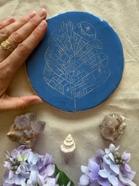 Image 2 of Grand sous-plat Plume Céramique 🌟