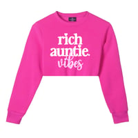 Rich Auntie Vibes Crop Sweatshirt 💕💸