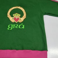Image 2 of Green & Pink Grá Jacket