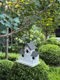 Image 4 of Hanging Birdhouse white