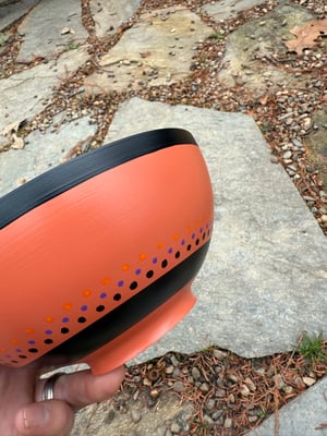 Image of Medium Halloween Bowl w/ Skull