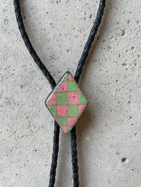 Image 2 of Green/Pink Bolo