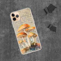 Image 2 of Colorful Watercolor Mushroom/Fungus Mycology Lover Clear Case for iPhone®