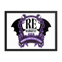 Image 2 of Framed R.E. SARGENT Logo Poster
