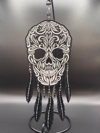 Gradient Sugar Skull Dream Catcher