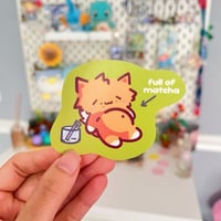 Image 1 of 'matchaful' vinyl sticker