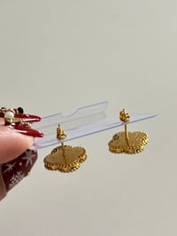 Image 4 of Gold clover jewelry 3pc set