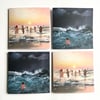 Facing The Wave - Luxury Greeting Card (single or multipack)