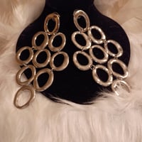 Image 3 of KIMMIE SILVERTONE EARRINGS