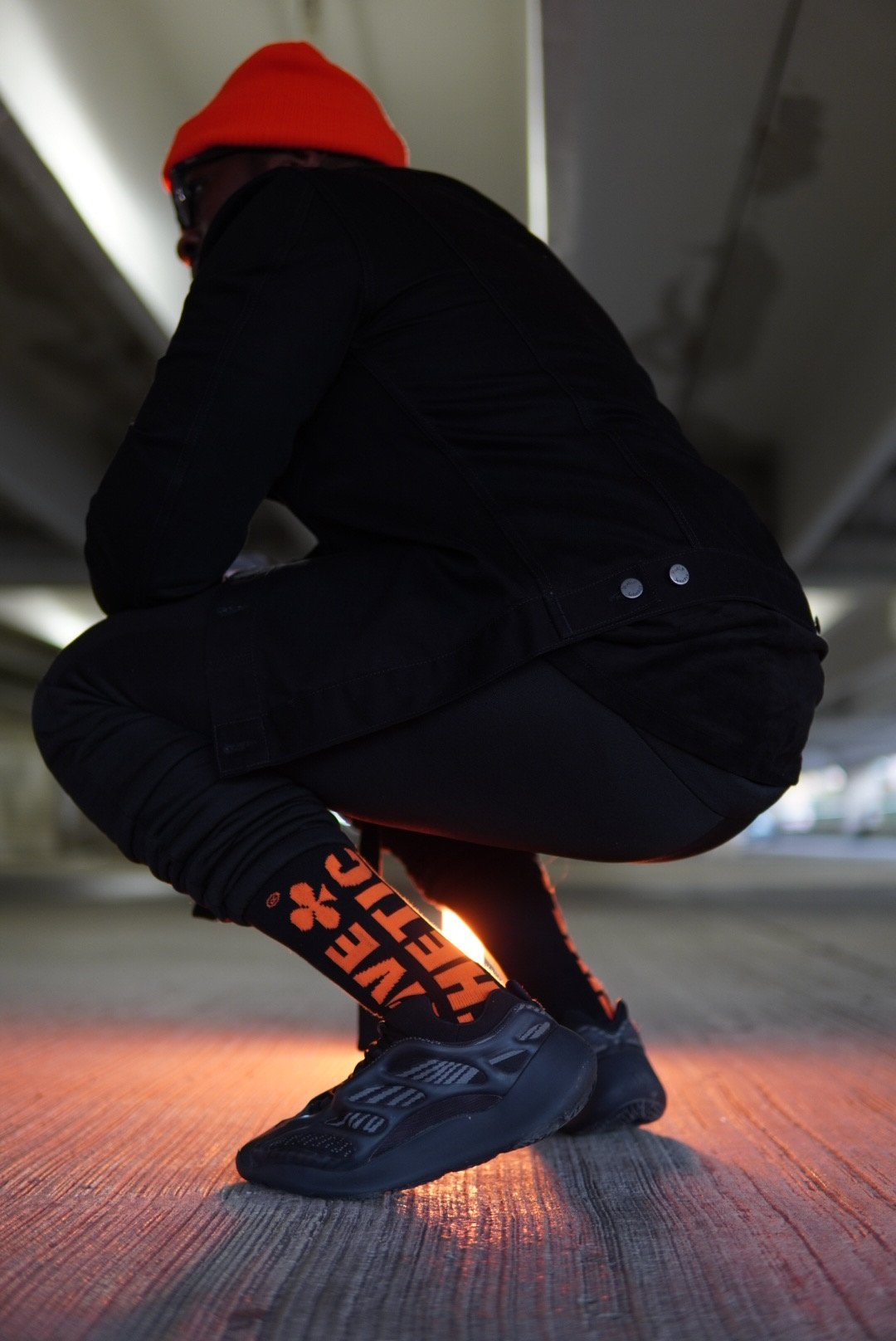 Image of C.A.E. Logo Socks Orange*