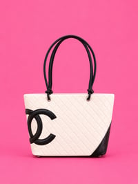 White CC tote 