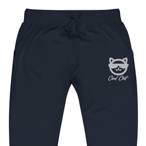 Image of White Cool Cat Sweatpants