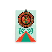 Image 4 of Mayan Calendar, Mayan Temple, Wheel of Time,  Volcano Poster