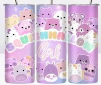 Squishmallow girly 20oz tumbler