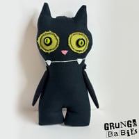 Image 1 of Grunge Cat Bag Charm 