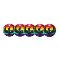 Image 4 of Pride Rebel Loon Buttons - Large