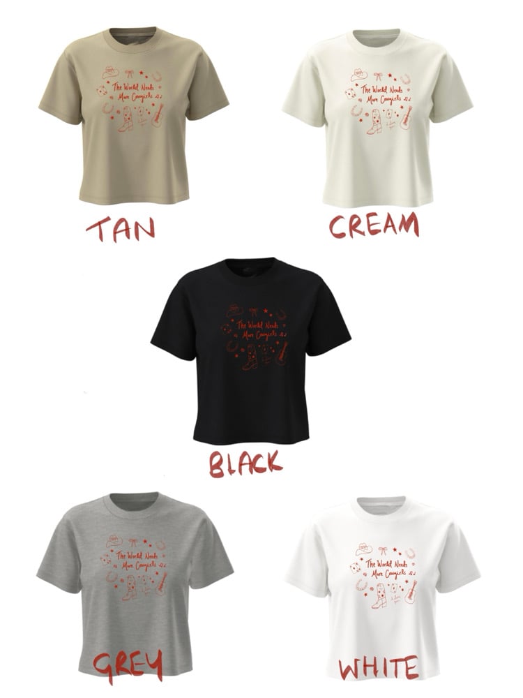 Image of The world needs more cowgirls embroidered