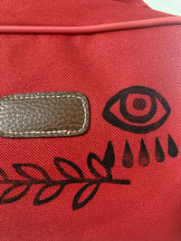 Image 5 of 'Muerte Roja' Blockprinted Bag (One Of A Kind)