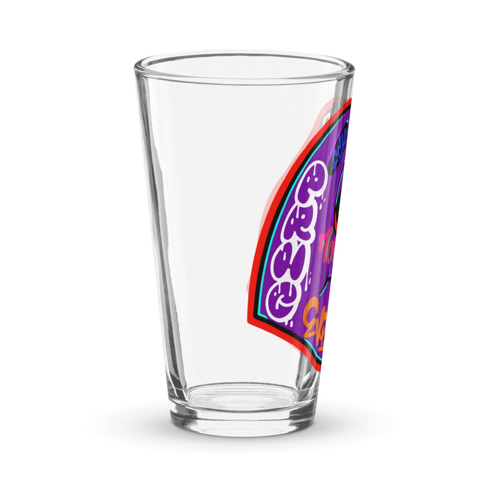 Evil Grim Shaker pint glass