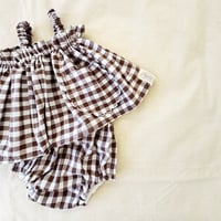 Image 1 of SUMMER SCALLOP TOP/BLOOMERS