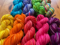 Image 2 of Rainbow 8ply Merino Wool Nine Pack (180 grams)