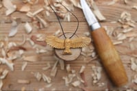 Image 4 of Barn Owl Pendant Necklace