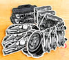 The Black and White Lowrider Sticker pack 