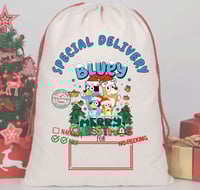 Bluey merry Christmas Santa sack -PRE ORDER