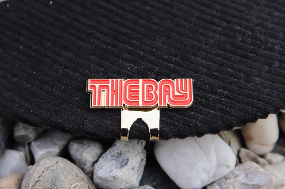 Image of Bay Muni Clip - Red/Gold