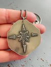 Apache Gold Compass Necklace 