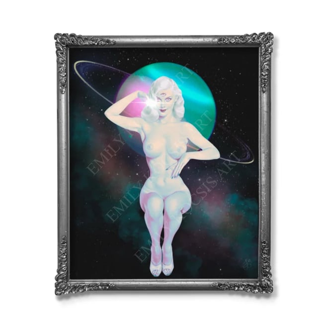 Retro Art Print // ‘The Star’