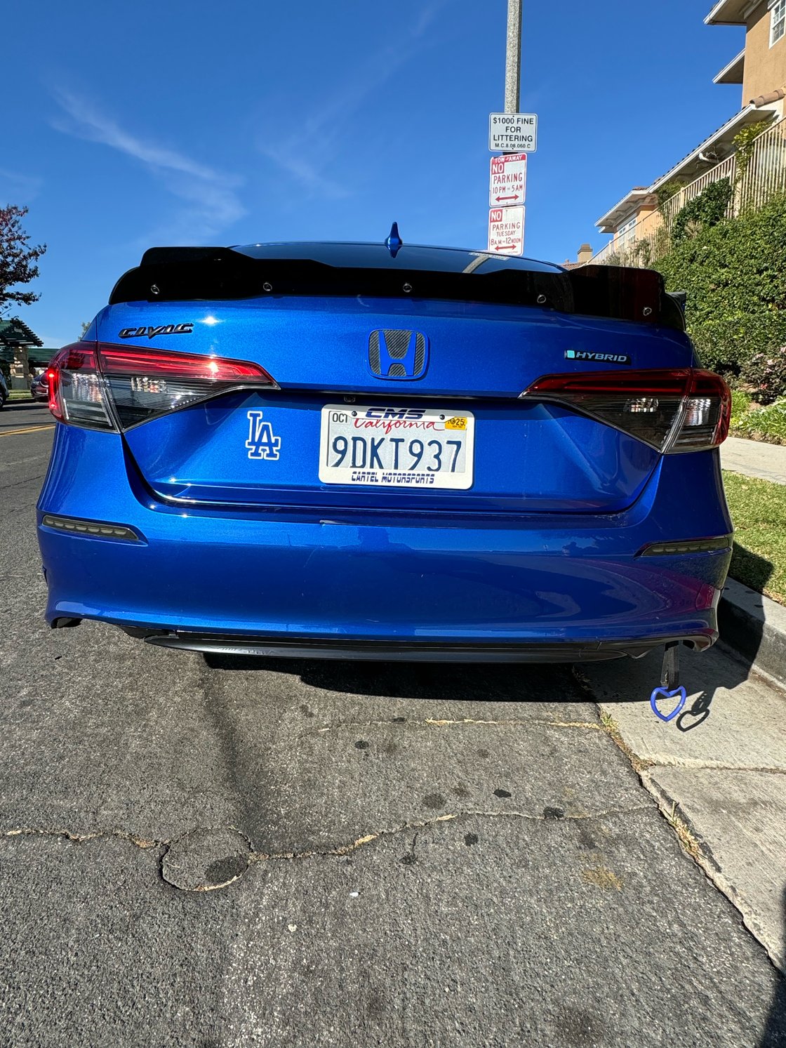 Image of 2022-2025 civic sedan wickerbill spoiler