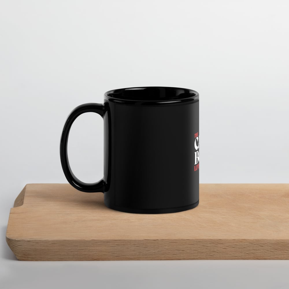 The Cameo Bobo Show Black Mug