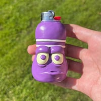 Image 1 of Purple Bowling Pin 1 Of 1 Clay Lighter Case