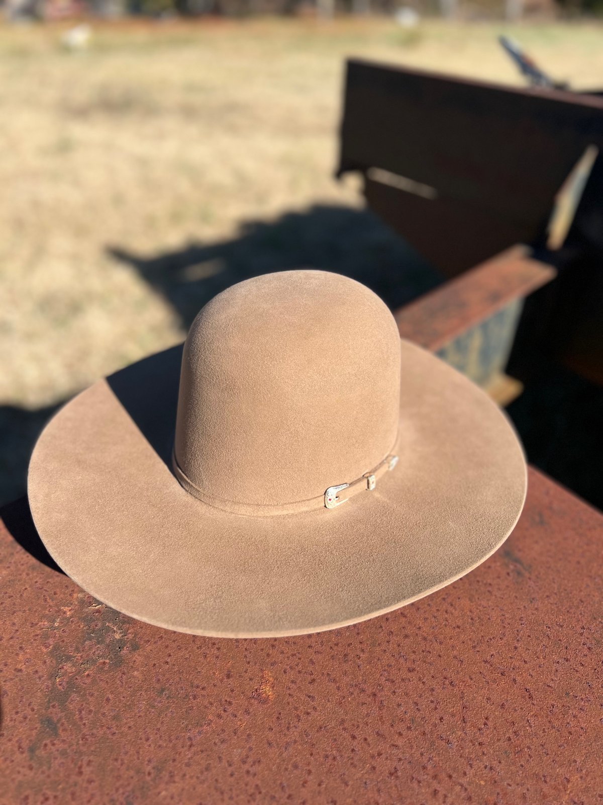 RDR 6x Pecan Open Crown Felt Hat El Zacatecas Western Wear