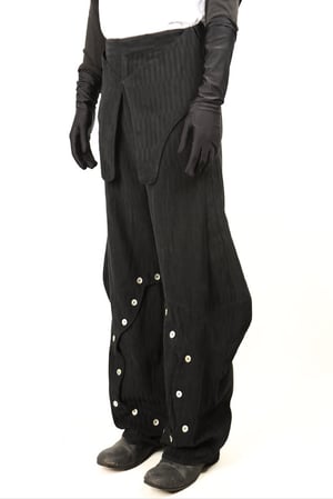 Image of ÆNRMÒUS - Panel Pants (Black)