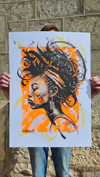 Image 1 of Screenprinting "Fluorange" 