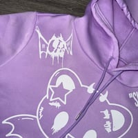 Image 3 of Demon Bear 1/1 Hoodie (Lavender)