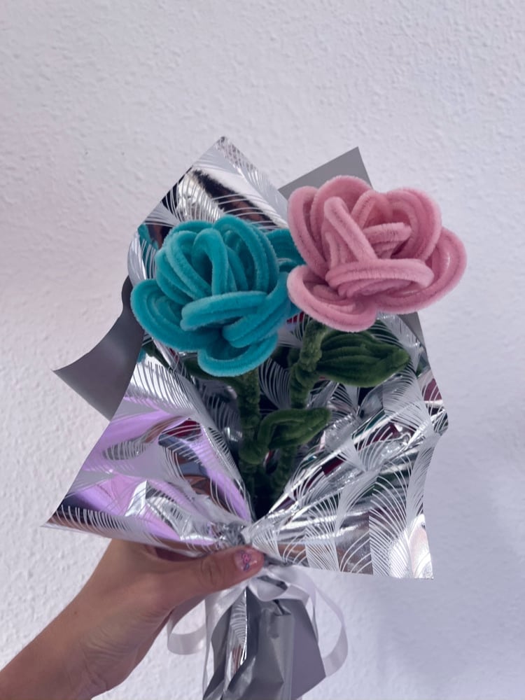 Image of Flor turquesa 