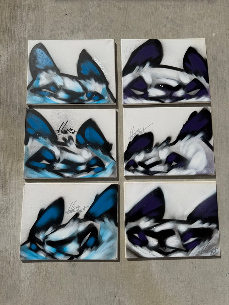 Image of Canvass Bombs 11” x 14” 