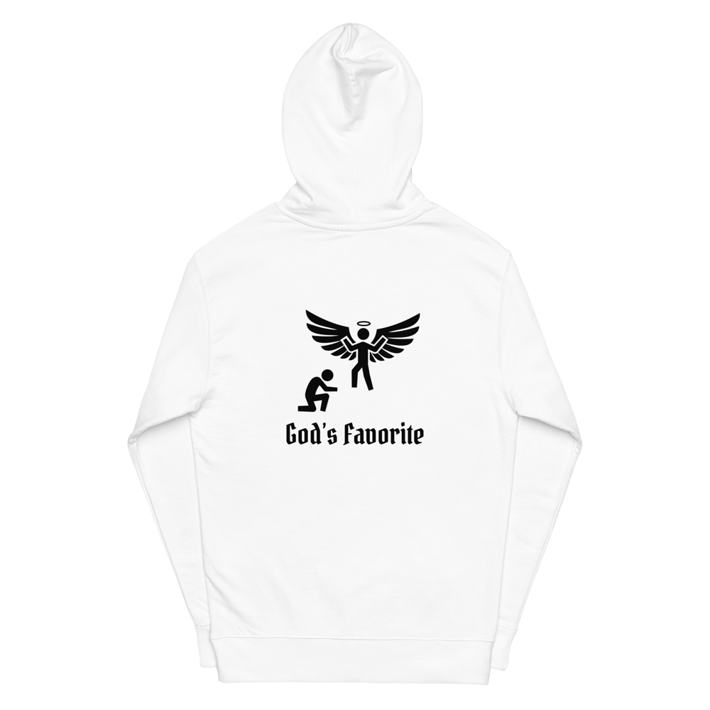 God's Favorite Hoodie (Black Print)