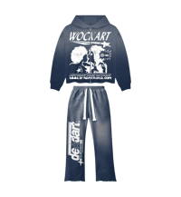 Image 1 of NAVY SUN-DRIED ART FEIN SWEATSUIT